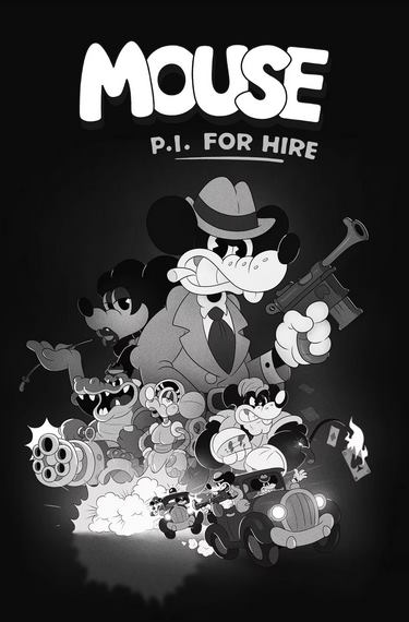 Arvostelun MOUSE: P.I. For Hire on film noir -henkistä räiskintää Mikki Hiirenä. kansikuva